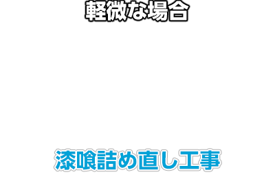 漆喰詰め直し工事